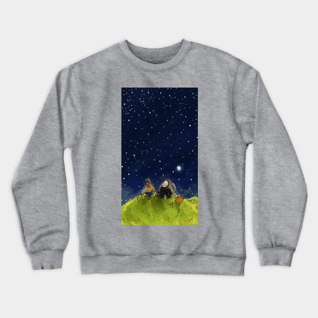 Lights of This Hopeless World Crewneck Sweatshirt by doteau